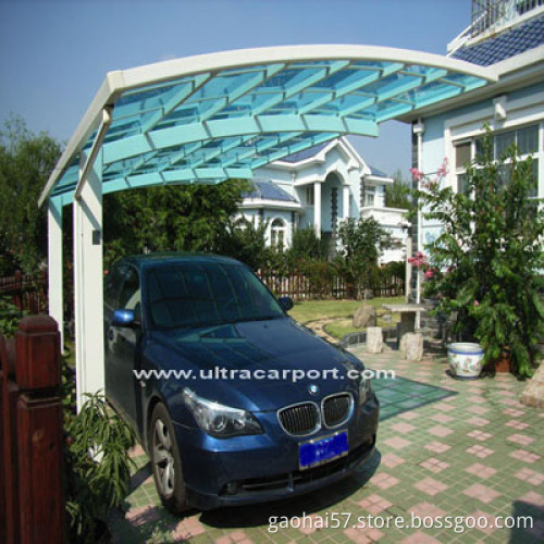 Aluminum Carports with White Ivory Frame